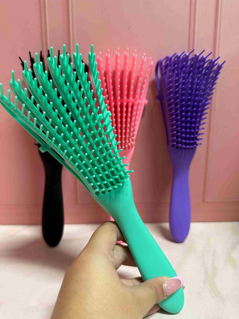 cepillo para rizos flexible mayomi