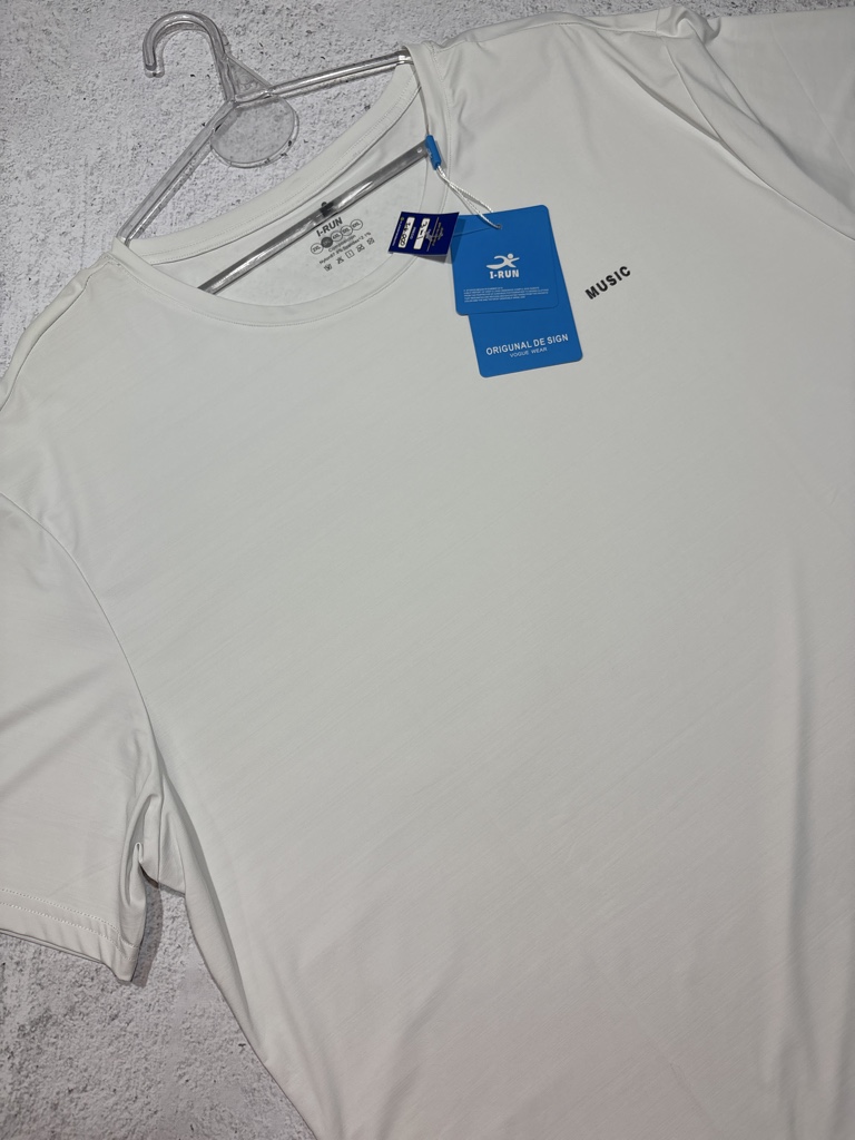 I-RUN remera blanca 3xl