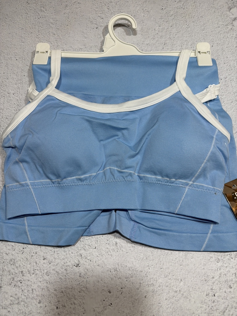 Conjunto push up celeste L/XL