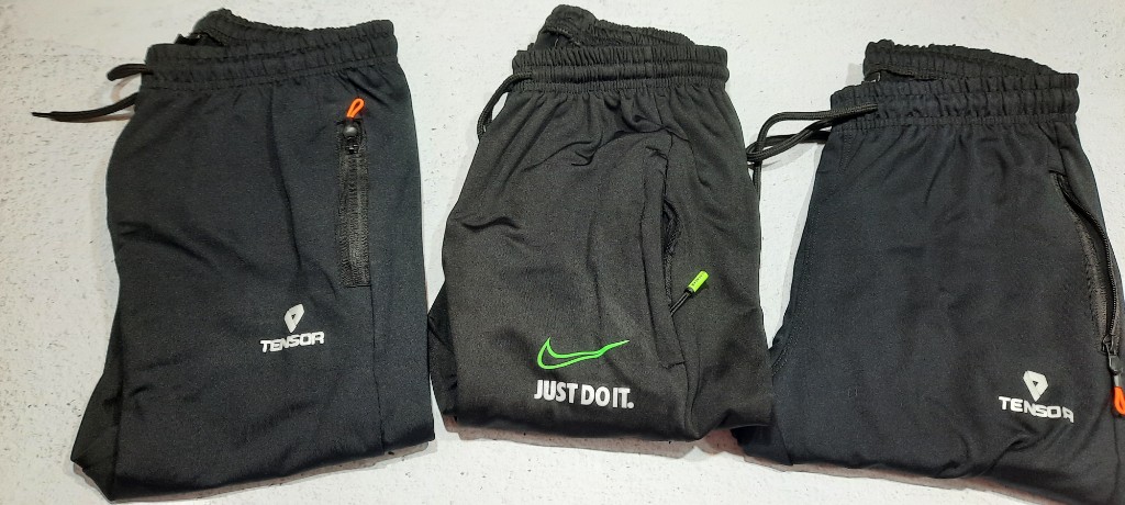 Joggin lycra 2 c/friza negro