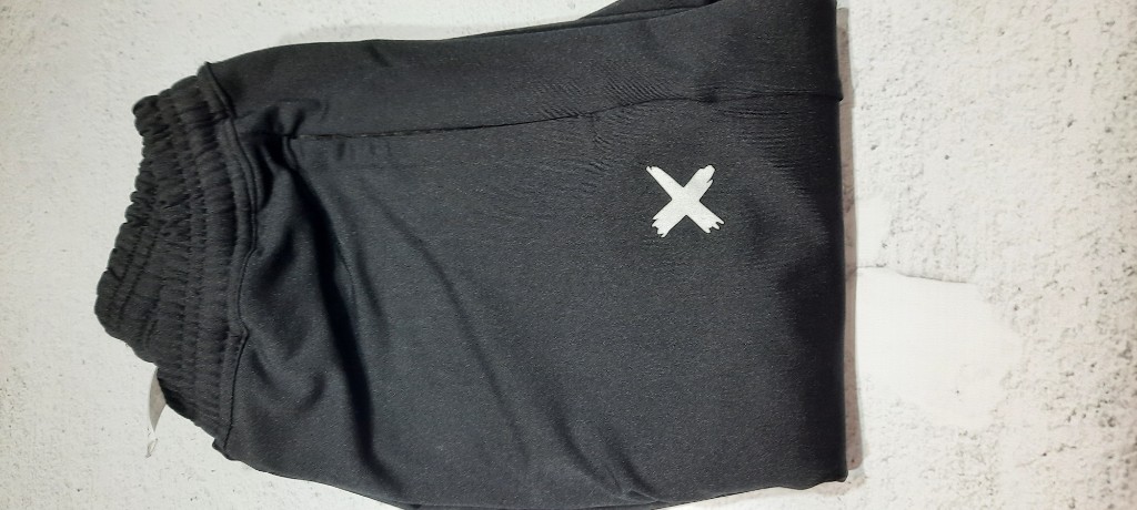 Joggin lycra 1c/ friza negro n/brand
