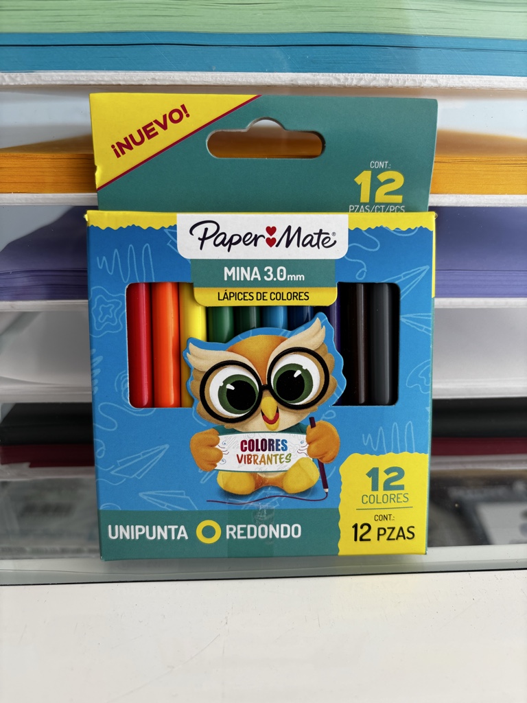Colores paper mate 12 pz mini
