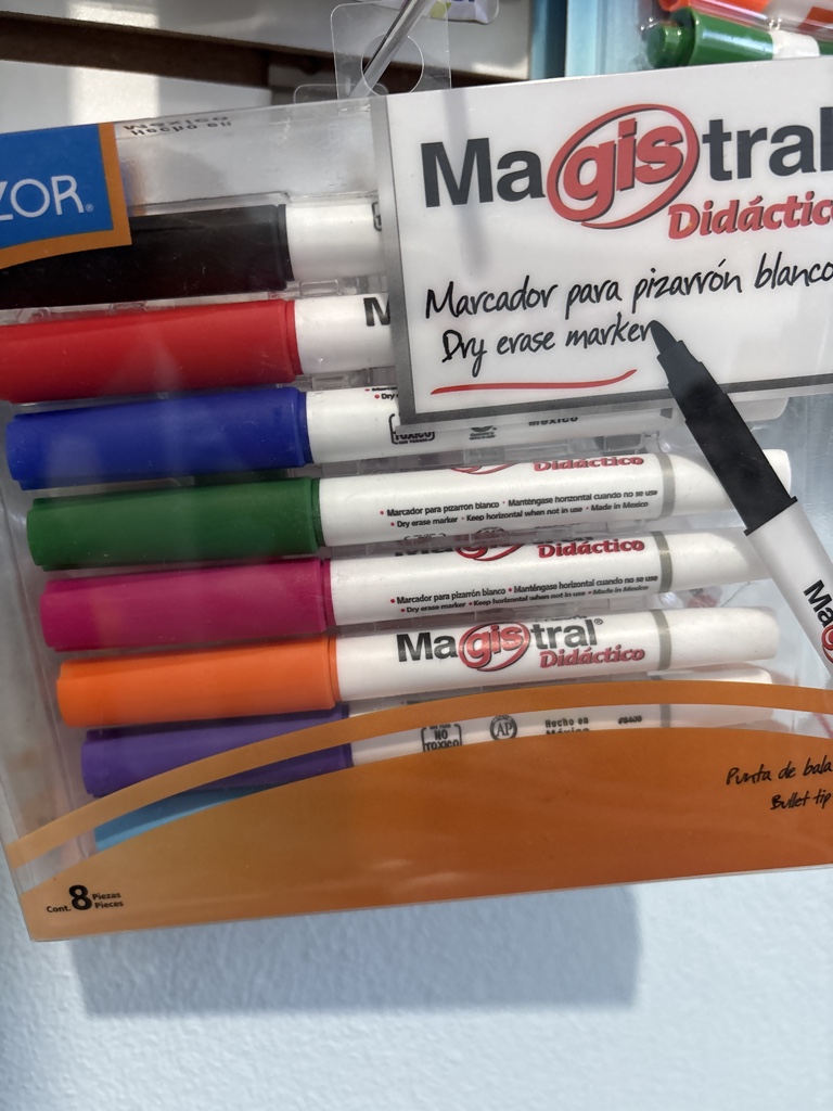 Marcador para Pizarrón delgado pz