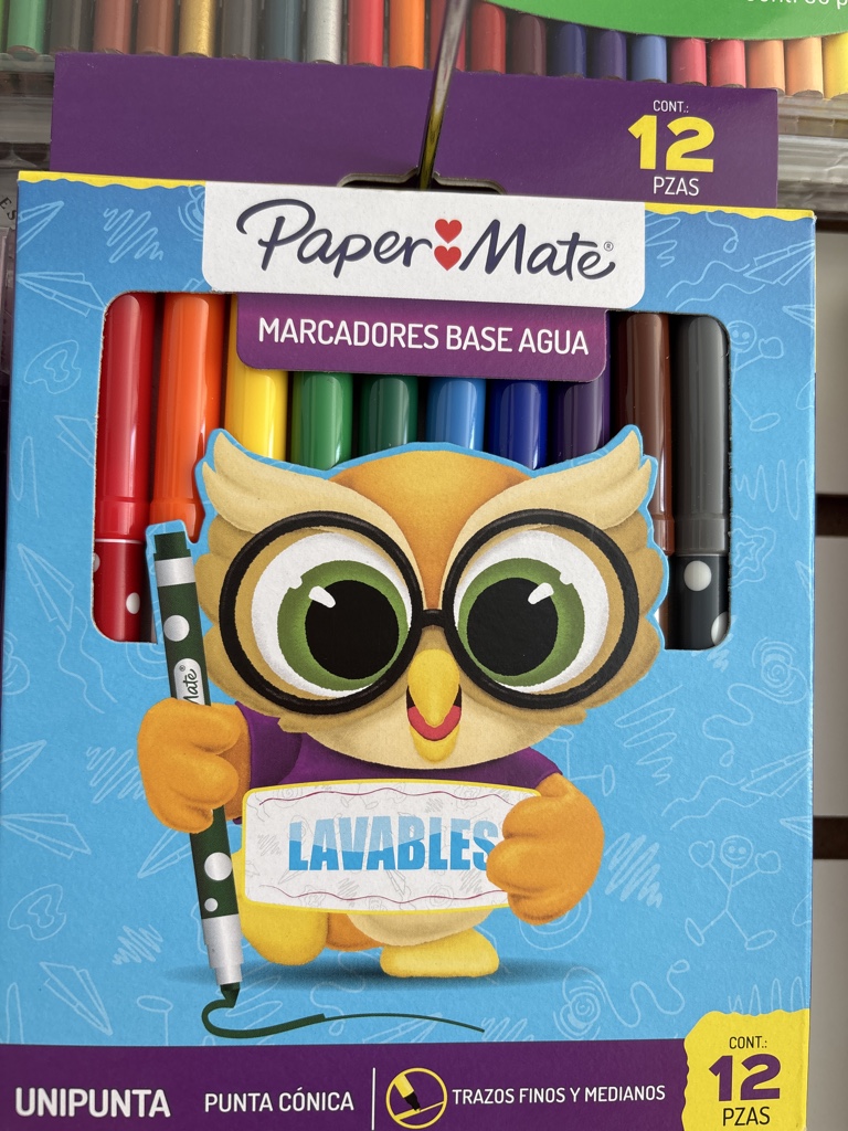 Plumones paper mate 12pz
