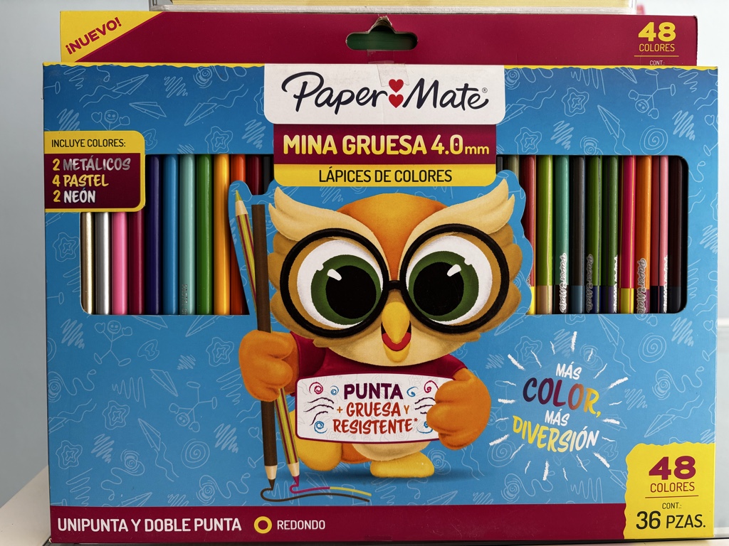 Colores paper mate 48colores