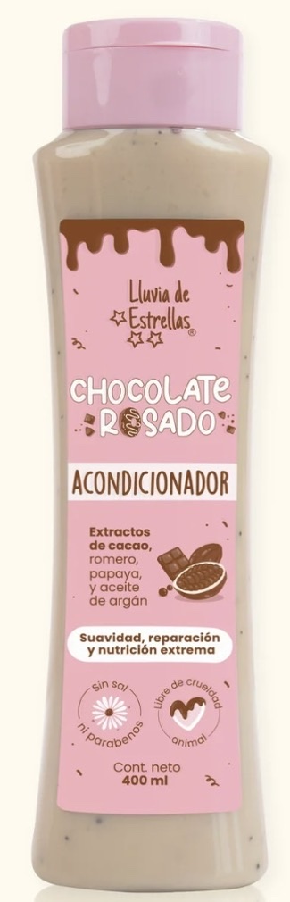 Lluvia de Estrellas acondicionador chocolate rosado 400 ml