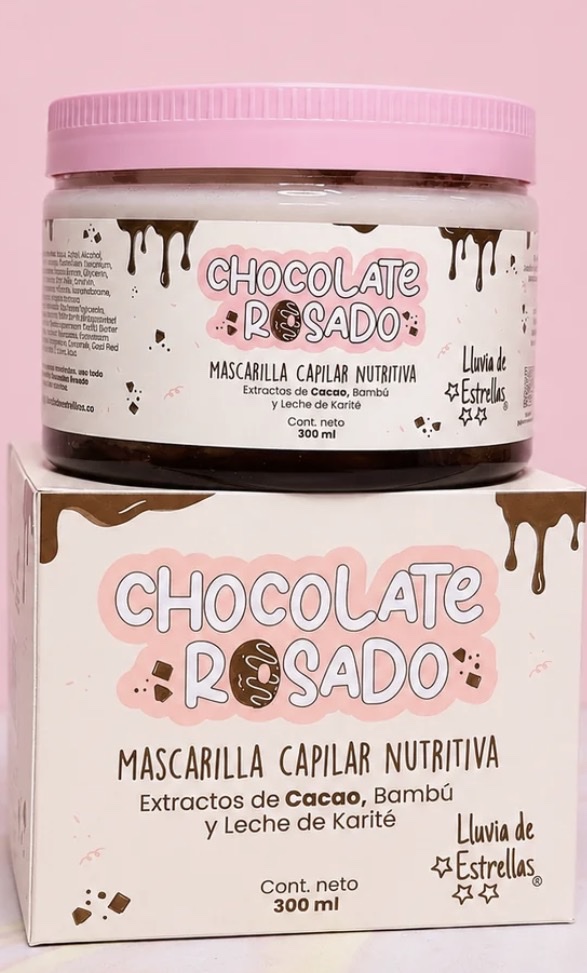 Chocolate Rosado mascarilla capilar 300ml