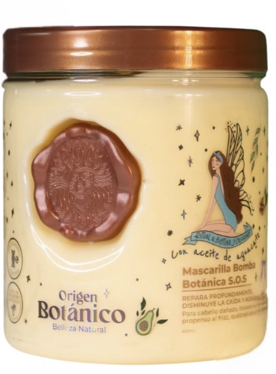 Origen Botanico mascarilla capilar bomba