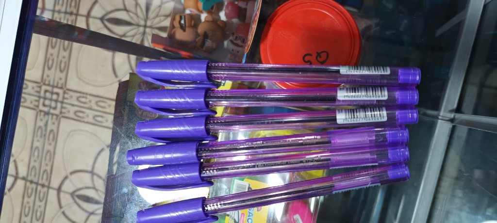 BOLIGRAFO TRI FAST MORADO punto medio