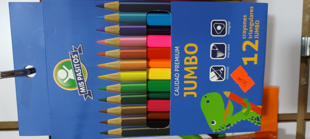 estuche de marcadores mis pasitos 12 colores