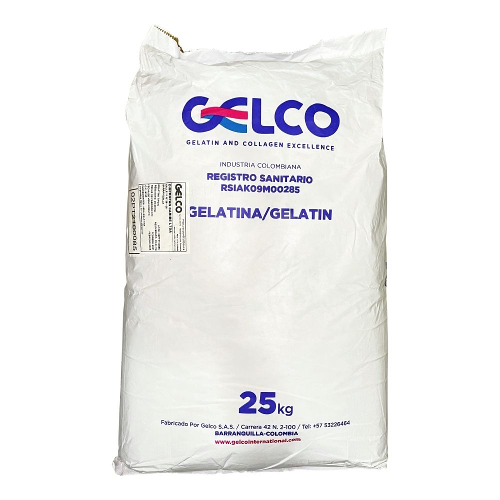 Gelatina sin sabor Gelco x25kg
