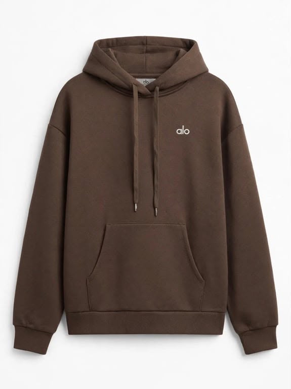 ALO Sudadera con capucha Accolade con cremallera completa Expresso