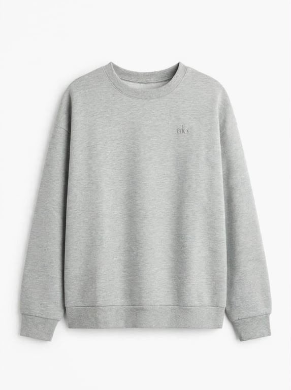 ALO Jersey de cuello redondo Accolade Grey