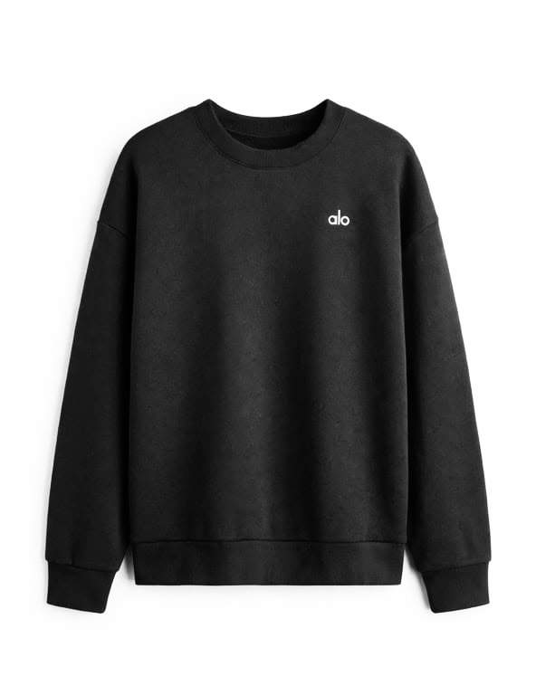ALO Jersey de cuello redondo Accolade Black