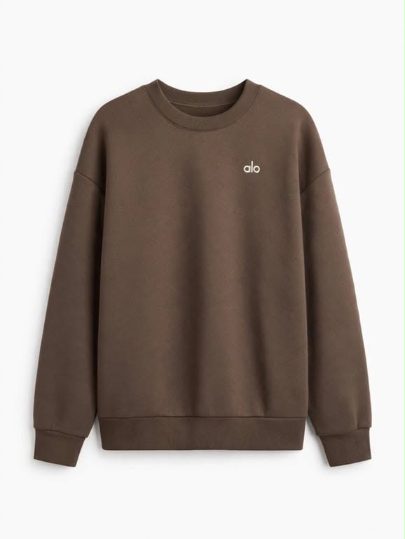 ALO Jersey de cuello redondo Accolade Expresso