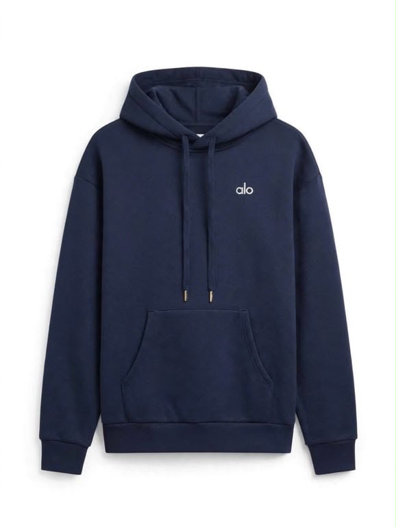 ALO Sudadera con capucha Accolade con cremallera completa Navy