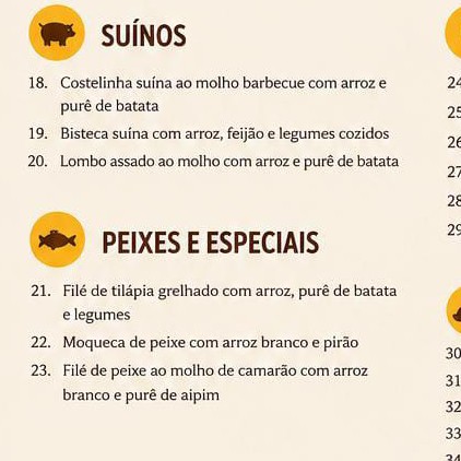 Pacote semanal família 10 und
