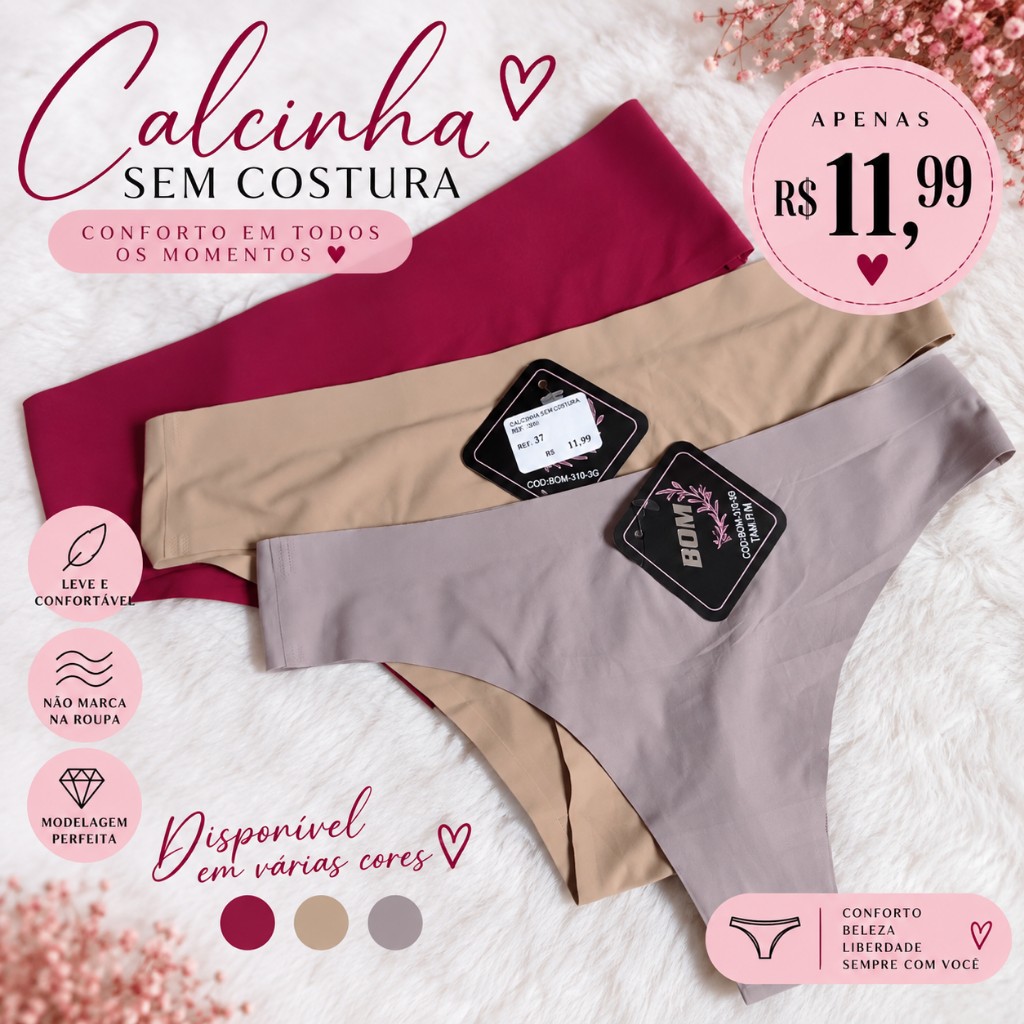 Calcinha sem costura