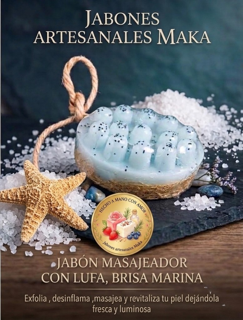 Maka jabon masajeador brisa marina