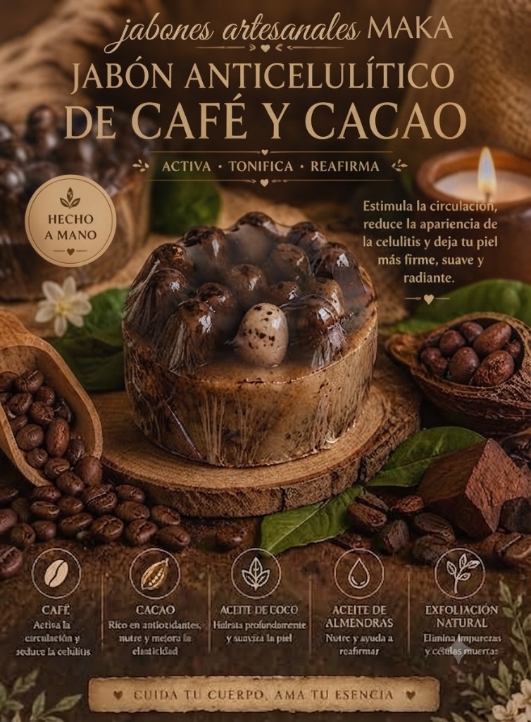 MAKA jabón café y cacao