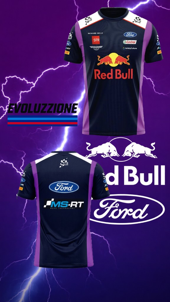 Remera Ford RedBull WRC
