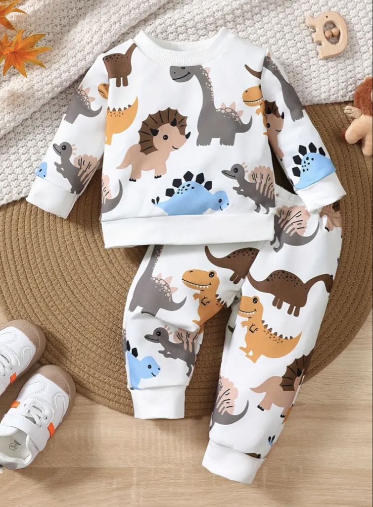 Conjunto de dinosaurio
