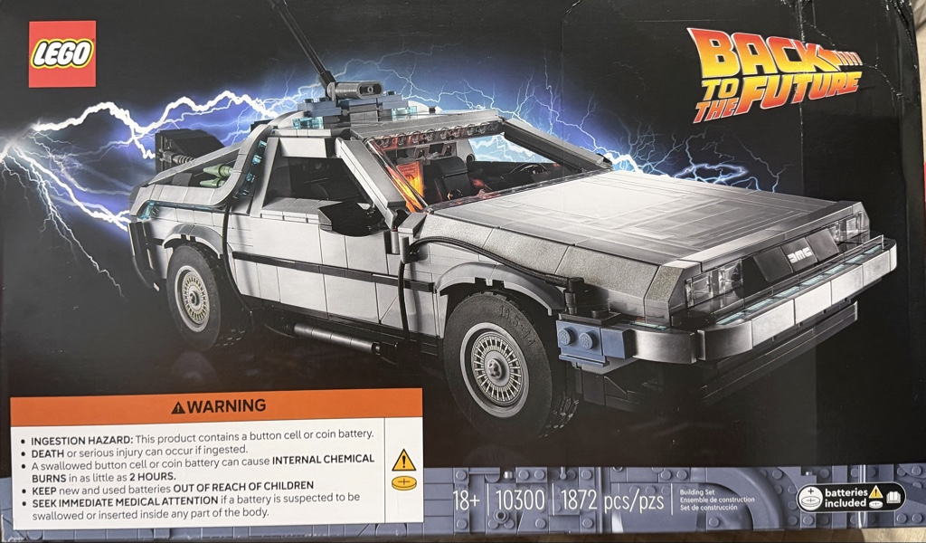 LEGO Back to the Future DeLorean