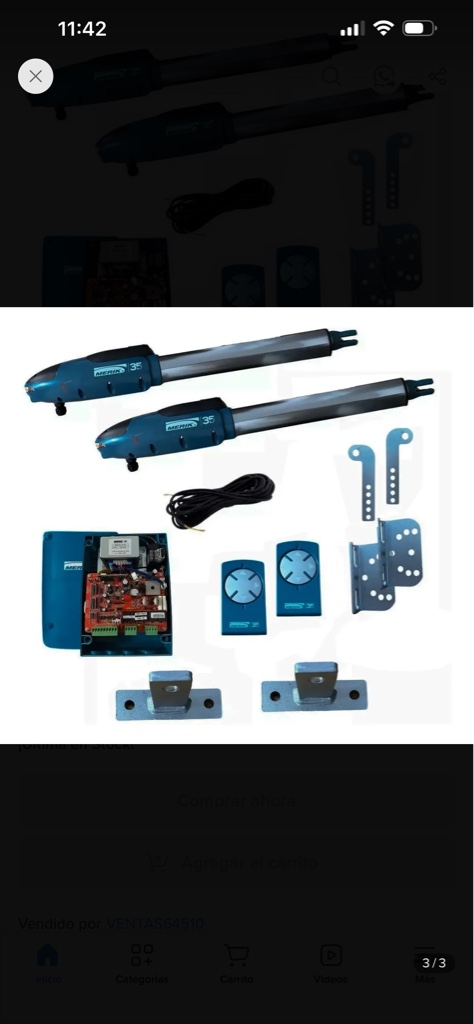 PISTONES MERIK 230M YA INSTALADO