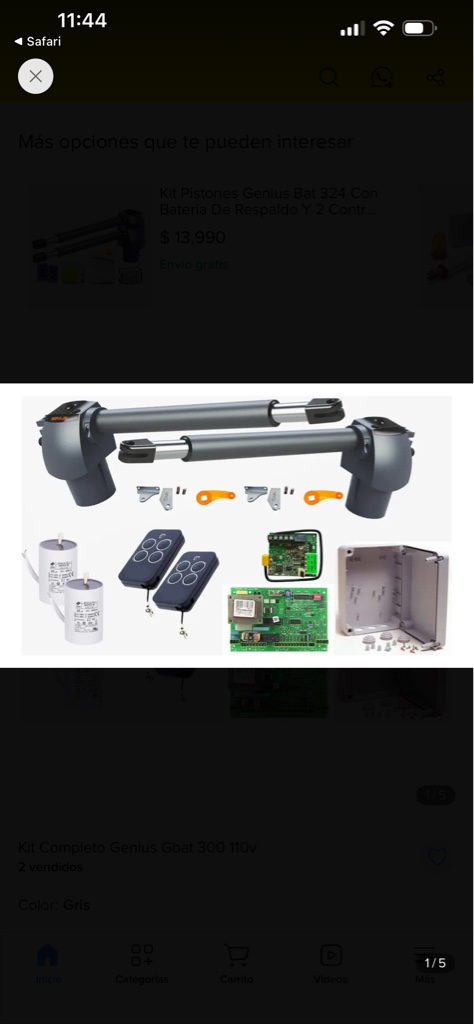 PISTONES G-BAT300 YA INSTALADO