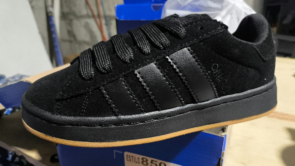ADIDAS CAMPUS NEGRO NEGRO LIGA AMBAR CALIDAD PREMIUM