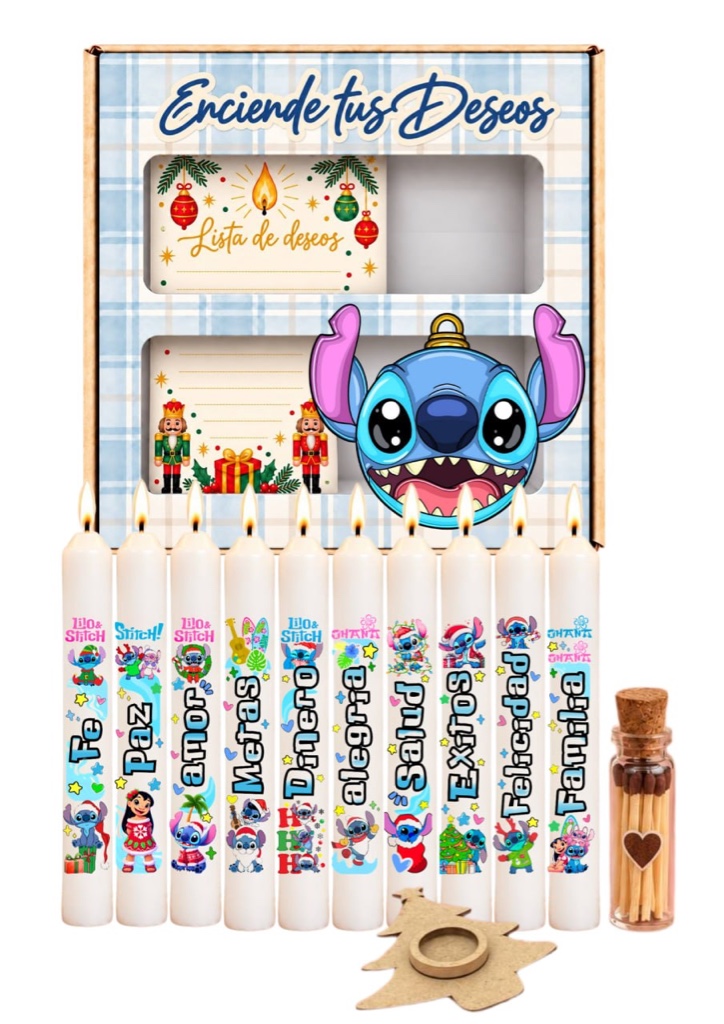 Set de 10 velitas •  Disney 02