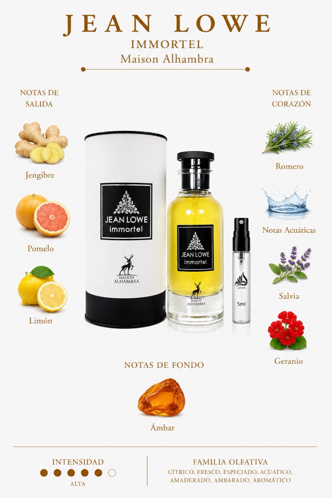 Jean Lowe Immortel - Maison alhambra - 5 ml