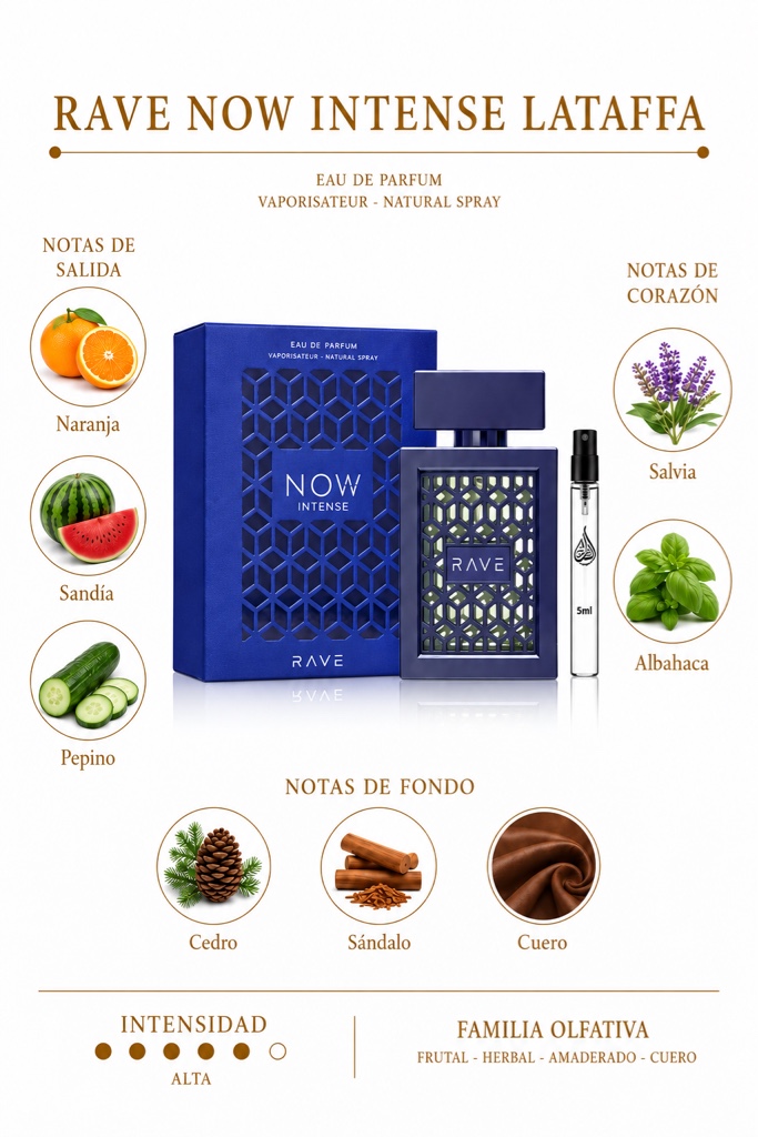Rave Now Intense -Lattafa - 5 ml