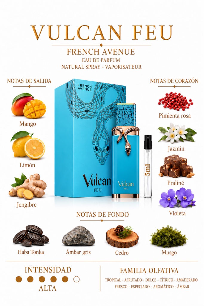 Vulcan Feu -French Avenue - 5 ml