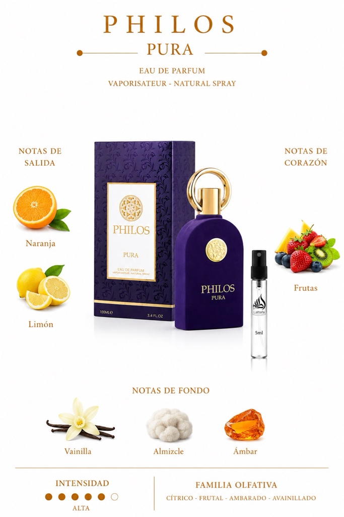 Philos Pura -maison alhambra - 5 ml