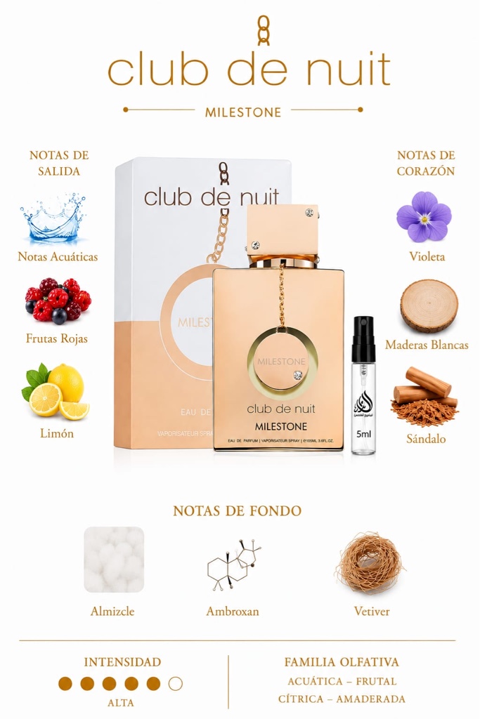 Club de Nuit Milestone- Armaf - 5 ml
