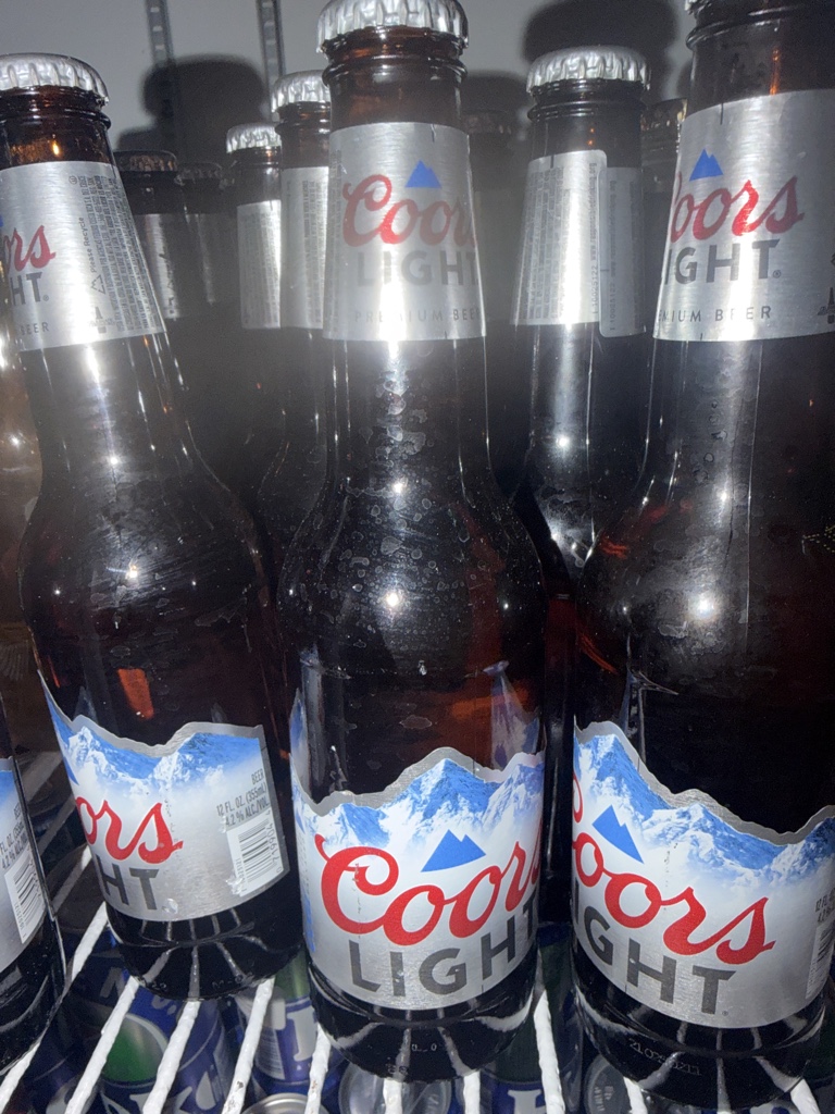 Coors Light cerveza 12oz