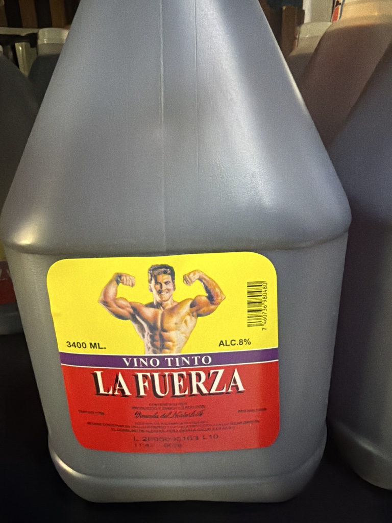La Fuerza Vino Tinto galon 3400ml