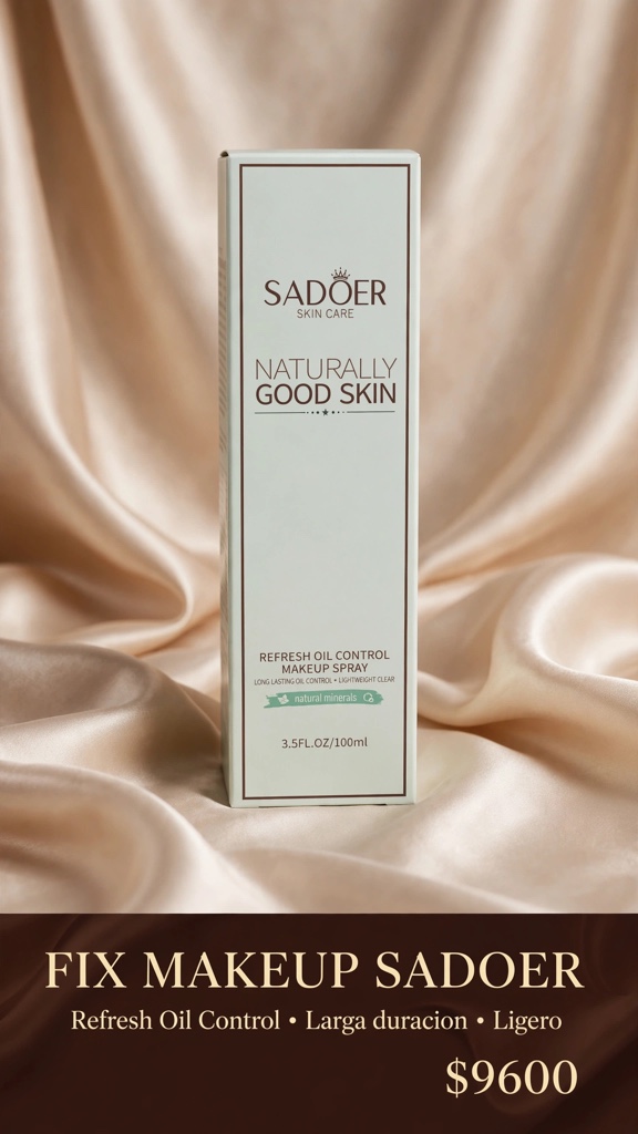 Fijador de maquillaje en spray