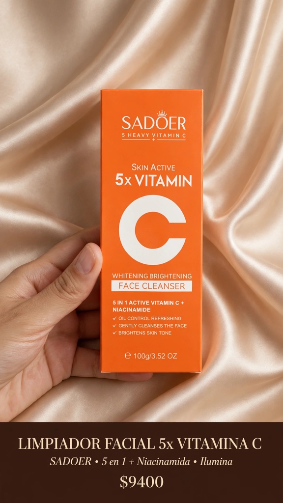 Limpiador facial 5x vitamina C