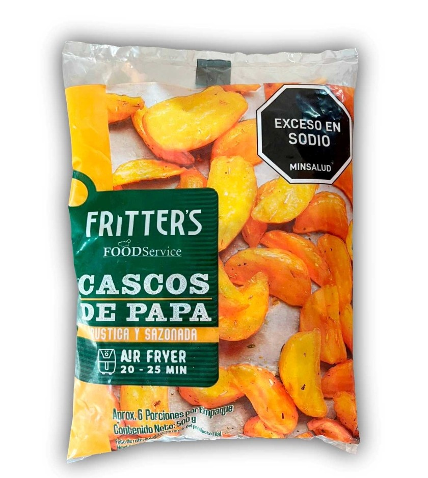 PAPA CASCO RIZADA RUSTICA x 500gr