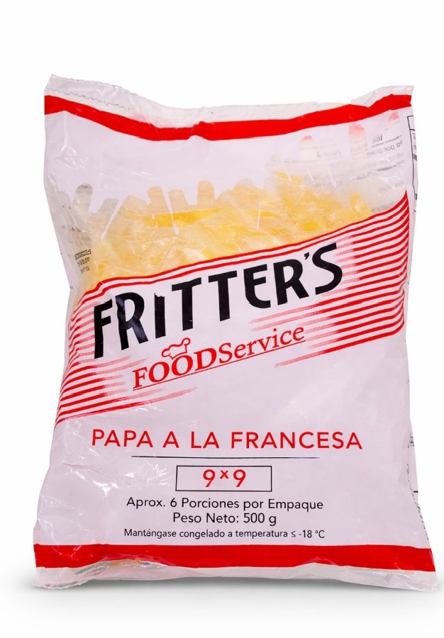 PAPA FRITTERS 9X9 X 500gr