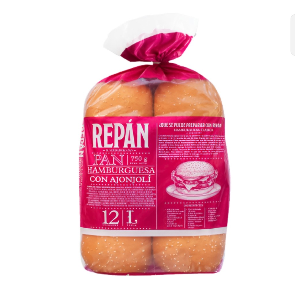 REPÁN HAMBURGUESA X 12 UN