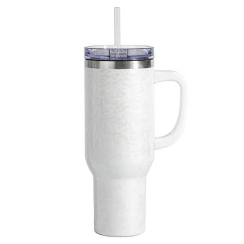 Tumbler Acero blanco sublimable