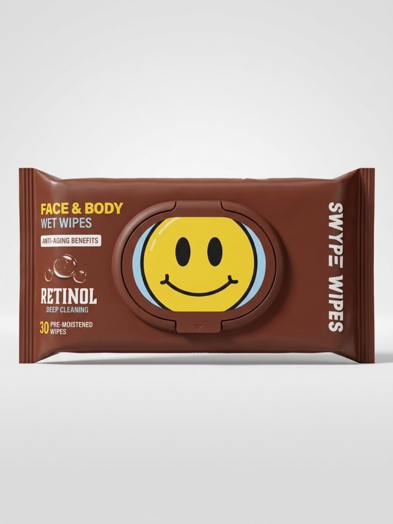 Swype Wipes retinol café