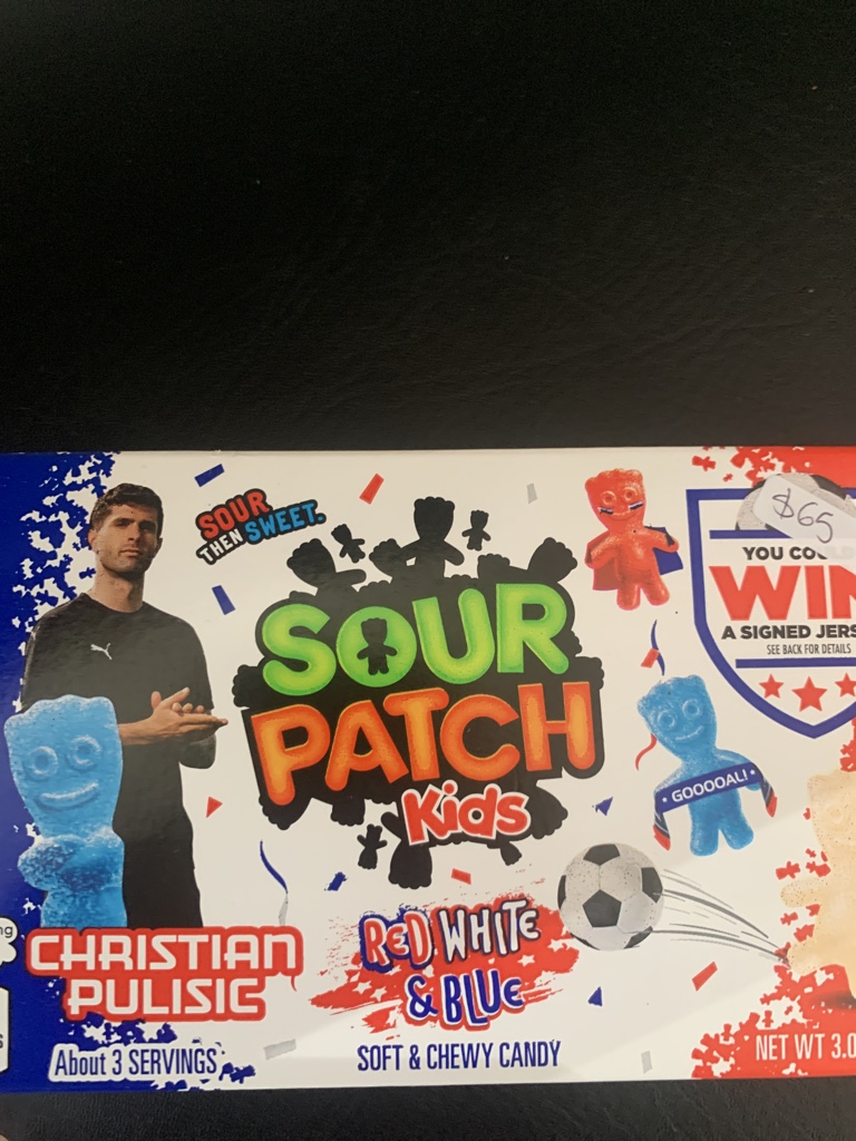 Sour Patch kids Red White & Blue