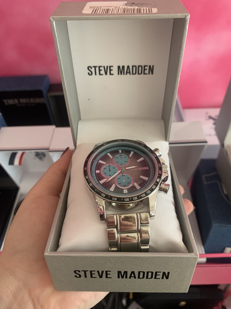 Steve Madden reloj plateado