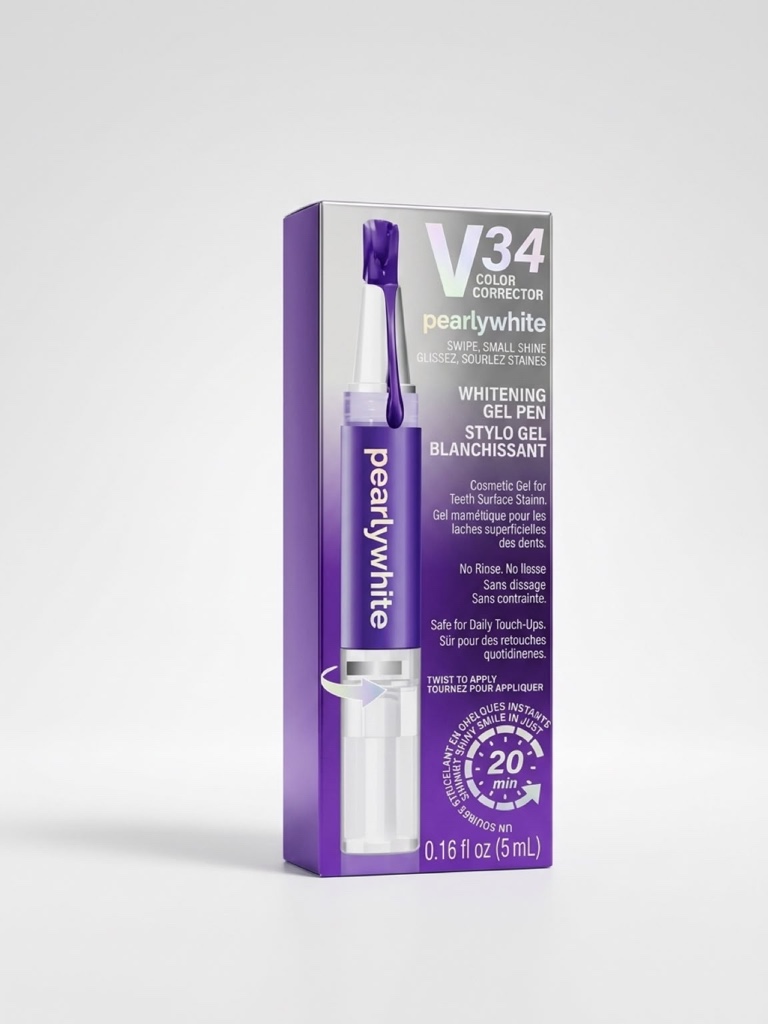 PearlyWhite V34 corrector dental morado