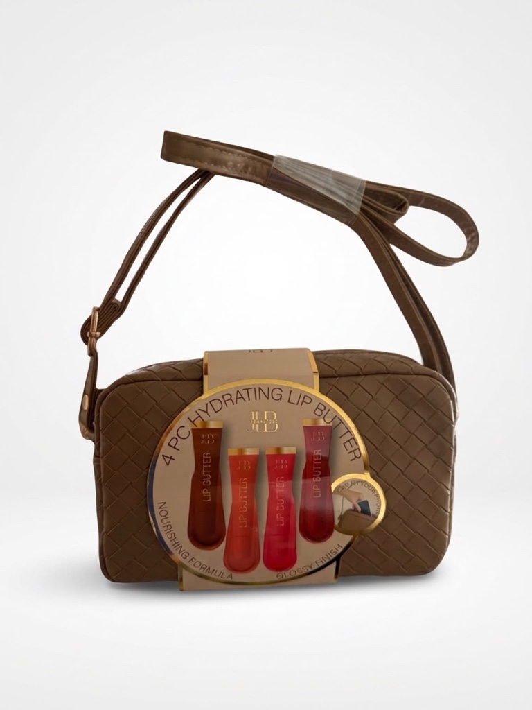Bolso cosmetiquera café lip butter