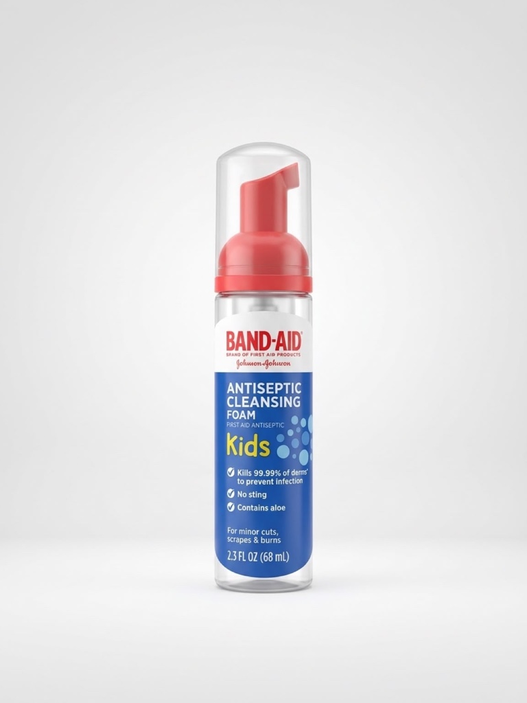Band-Aid Kids espuma antiseptica